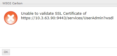 SSL Error Hostname WSO2